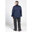Uncommon Chef Classic Poplin Pro Vent Chef Coat - On Model - Navy - Back