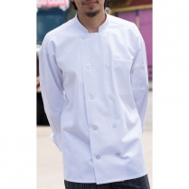 Uncommon Threads Classic Twill with Mesh Back with 10 Matching Button Chef Coat