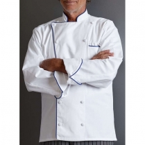 Uncommon Threads Murano 12 Button Easy Care Twill Chef Coat