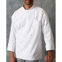 Uncommon Threads Sienna 12 Button Easy Care Twill Chef Coat