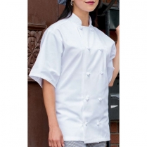 Uncommon Threads Monterey Knot 10 Knot Twill Chef Coat