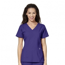 WonderWink W123 Women's Stylized V-Neck Top