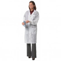 Worklon ESD Lapel Collar Lab Coat w/Anti-Stat Knit Cuffs - Work-Stat