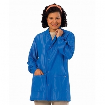 Worklon ESD Lapel Collar Lab Jacket w/Wrist Snaps - Work-Stat