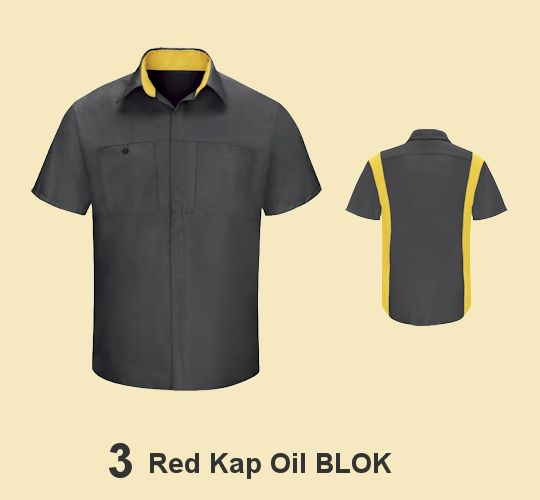 RED KAP OIL BLOK SHIRTS