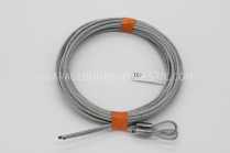 1-PAIR EXT. CABLES 7' DOOR-13'6"x 1/8" ORANGE
