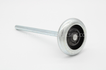 ROLLER 3" LONG STEM (7") - STEEL - 10 BALL