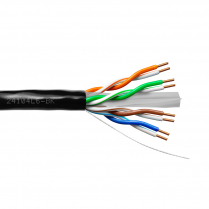 Provo câble CAT6 UTP SOL BC non blindé 23-4pr 550MHz CMR ETL FT4 RoHS – avec gaine noire