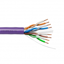 Provo CAT6A UTP Cable 23-4pr SOL BC UNSH 500MHz CMR ETL CSA FT4 UL RoHS – Violet JKT