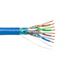 Provo CAT6A STP Cable 23-4pr SOL BC FL SH 500MHz CMR ETL CSA FT4 UL RoHS – Blue JKT