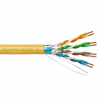 Provo CAT5E STP Cable 24-4pr SOL BC FL SH 350MHz CMP ETL FT6 RoHS – Yellow JKT