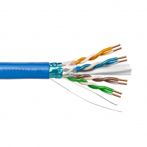 Provo CAT6 STP Cable 23-4pr SOL BC FL SH 550MHz CMP ETL FT6 RoHS – Blue JKT