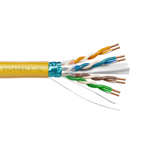 Provo CAT6 STP Cable 23-4pr SOL BC FL SH 550MHz CMP ETL FT6 RoHS – Yellow JKT