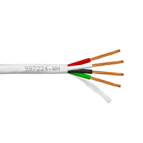 Provo Multi-Conductor 22-4c STR BC UNSH 75° C c(ETL)us CMP FT6 RoHS – White JKT