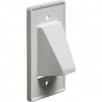 Arlington Low Voltage Entrance Exit Single Gang Style Hood – White