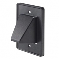 Arlington Low Voltage Entrance Exit Single Gang Style Hood – Black