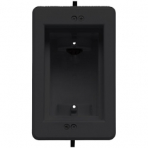 Arlington Single Gang Recessed Device Box – Black