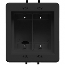 Arlington Two Gang Recessed Device Box – Black