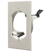 Arlington Single Gang Round Hole Saw Low Voltage Mounting Bracket