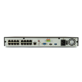 Cymbol 16MP H.265 NVR 16CH 16PoE 8/2 Alarm 2 SATA w/4TB HDD