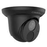 Caméra tourelle Cymbol de 8 MP, Starlight, IR, 4K et avec objectif de 2.8 mm, versoin 2 – noire