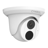 Caméra tourelle Cymbol de 8 MP, Starlight, IR, 4K et avec objectif de 2.8 mm, version 2 – blanche