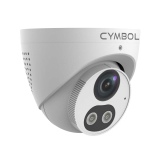 Cymbol 8MP 4K Tri-guard Turret Camera Two-way Audio & Light – White