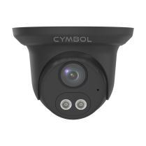 Cymbol caméra à tourelle Cymbol, WDR, Dual Light, de 4 MP, IR et avec objectif fixe de 2.8 mm – noire