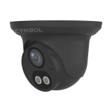 Cymbol caméra à tourelle Cymbol, WDR, Dual Light, de 4 MP, IR et avec objectif fixe de 2.8 mm – noire