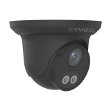 Cymbol caméra à tourelle Cymbol, WDR, Dual Light, de 4 MP, IR et avec objectif fixe de 2.8 mm – noire