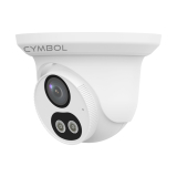 Cymbol caméra à tourelle Cymbol, WDR, Dual Light, de 4 MP, IR et avec objectif fixe de 2.8 mm – blanche