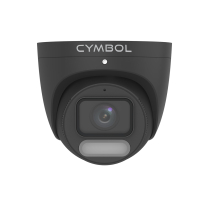 Cymbol caméra à tourelle Cymbol, WDR, Wise Starlight, de 4 MP, IR et avec objectif fixe de 2.8 mm – noire