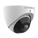 Cymbol caméra à tourelle, de 5 MP, IR avec objectif fixe, grand angle 180° – blanche