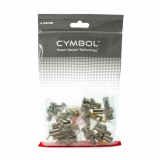 Cymbol BNC Crimp-On Plug for RG6U w/1 Gold Pin – 10 pcs.