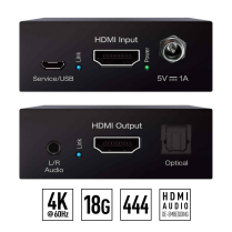 Key Digital fixer HDMI 4K, 18G, avec désembeddage audio et conversion decendante