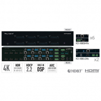 Key Digital commutateur matrix 8x8 4K HDBaseT/HDMI