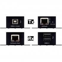 Key Digital kit de prolongateurs TX et RX, USB 2.0, CAT5e/6 et de 50M maximum