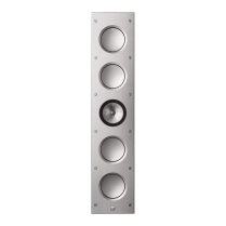 KEF Haut-parleur rectangulaire Uni-Q MAT™ Trois voies avec cinq haut-parleurs certifié THX Ultra – R Series avec design ultra-mince – Unité