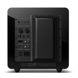 KEF Caisson de basses &agrave; doubles haut-parleurs 9" 1000 W RMS avec Music Integrity Engine&reg; Noir carbone &ndash; Unit&eacute;