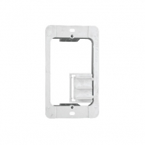 Caddy Plastic Low Voltage Single Gang Mounting Plate