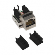 Provo Cat 6 110 Style Keystone Jack RJ45 [Black]