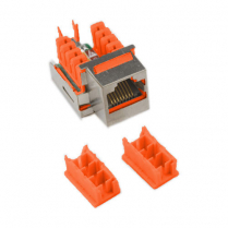 Provo Cat 6 110 Style Keystone Jack RJ45 [Orange]