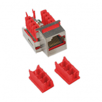 Provo Cat 6 110 Style Keystone Jack RJ45 [Red]