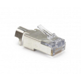 Platinum Tools connecteurs blindés EZ-RJ45 Cat5e avec mise à terre externe – 50 pièces/sachet