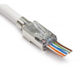 Platinum Tools connecteurs blindés EZ-RJ45 Cat5e avec mise à terre externe – 50 pièces/sachet