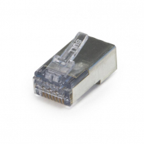 Platinum Tools connecteurs blindés ezEX38 RJ45 Cat5e avec mise à terre interne – 50 pièces/bocal