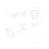Provision-ISR Thermal Fixed Lens Medium Bullet with Hybrid LED and DDA Analytics