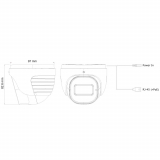 Provision-ISR caméra IP en forme de tourelle, série S-Sight, de 2 MP, avec IR de 20M et objectif fixe de 2.8 mm – grise