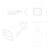 Provision-ISR 4MP Smart Series LPR Bullet IP MVF 2.8-12mm Lens w/60M IR Camera – White
