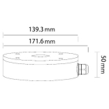 Provision-ISR Waterproof Junction Box for IP Models I4/I5/I8/DI AHD DI VF